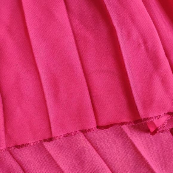 Gossip Girl x Romeo and Juliet‎ Couture Hot Pink Pleated Maxi Skirt Size M - Picture 14 of 16